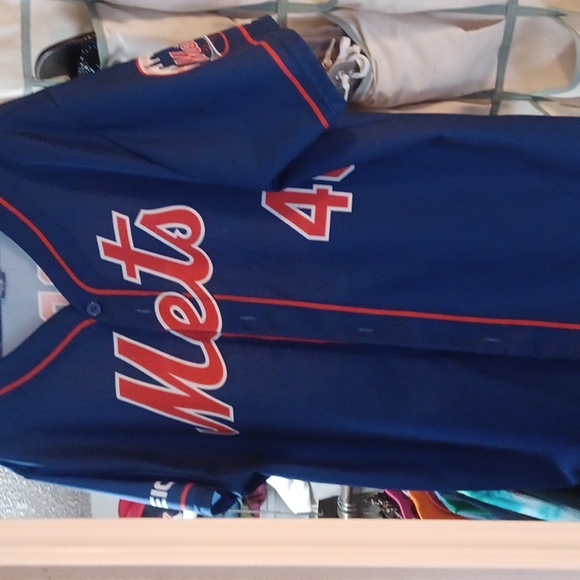 MLB deGrom Mets Jersery - Picture 2 of 5